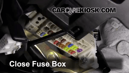Interior Fuse Box Location: 2012-2018 Toyota Yaris - 2015 Toyota Yaris